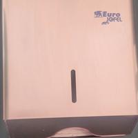 Porta carta in acciacio spazzolato