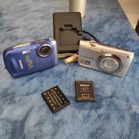 Nikon S3000 12 MP e Fuji Z33WP waterproof 10 MP