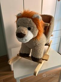 Dondolo di legno Leone
