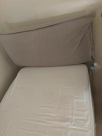 letto singolo contenitore + materasso