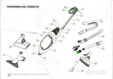 sacca + accessori folletto