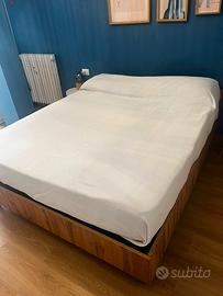 Letto matrimoniale + meterasso memory foam