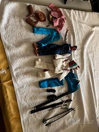vestiti Barbie, teste, big gim con vestiti