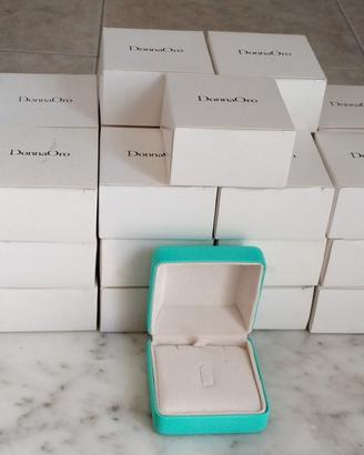 SCATOLE  PLASTICA PER GIOIELLI LOTTO DA 27 PEZZI