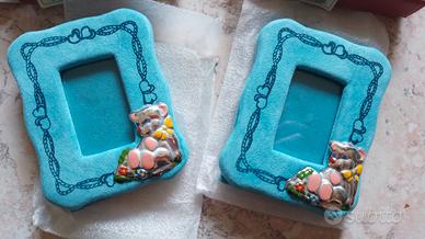 Due cornici foto bimbi 10×8cm