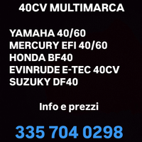 Ricambi fuoribordo 40cv multimarca