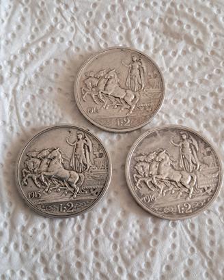 2 lire 1914/1915/1916