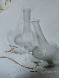 Boccette in vetro soffiato per bomboniere