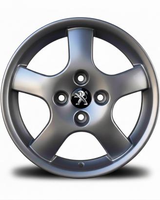 4 Cerchi da 16' in Lega - Borbet - Peugeot