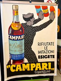 Campari Manifesto Originale “Omino a Puà” Koller