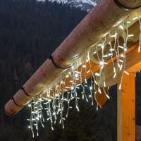 Luci di Natale - stallattite 3 m bianco freddo