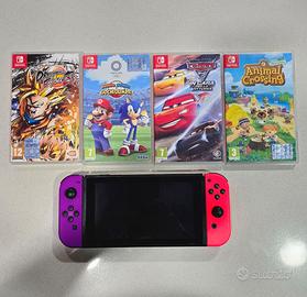 Nintendo Switch con accessori e 4 Giochi