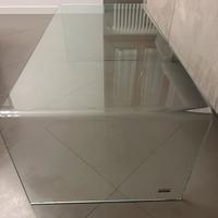 Tavolino da salotto in vetro curvo