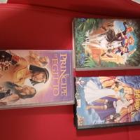5 videocassette originali cartoni animati 