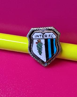 Rarità smaltata Spilla vintage Inter FC rara