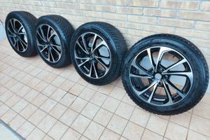 4 CERCHI LEGA 17" CON GOMME NEVE HANKOOK 215/55