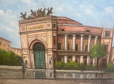 Politeama Dipinto a mano 50x70