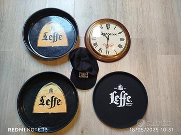 Orologio Guinness + 3 Vassoi e Cappello Jack