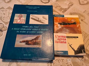 2 libri Aeronautica Italiana WWII + Storia Volo