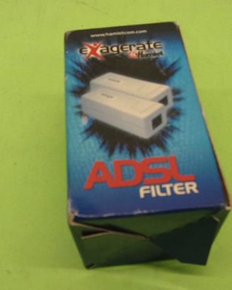 Coppia filtri ADSL con connettore RJ-11 RJ11, Exag