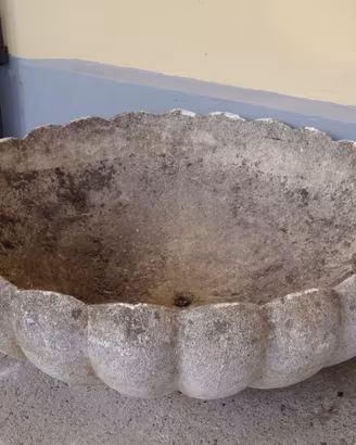 3 Vasi di graniglia a forma di margherita Vintage 