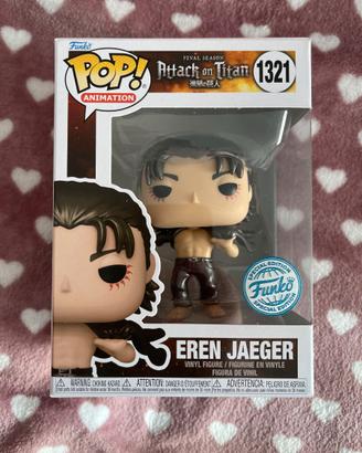 Funko Pop Attack Titan Eren Jeager Metallic 1321