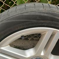 Cerchi e gomme Audi 17 pollici distanziali 16 mm