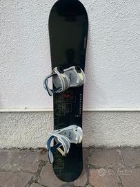 Tavola e scarponi da snowboard da donna o ragazzo