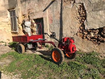 Carrello Pesante Per Motocoltivatore O Motozappa