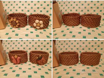 portatovaglioli legno e ceramica thun 🌷🌻🐞