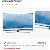 Samsung UE55KU6670U 55” 4K Ultra HD Smart TV