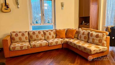 grande divano-letto sfoderabile 7/8 posti