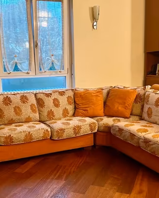 grande divano-letto sfoderabile 7/8 posti