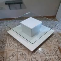 Tavolino in vetro 