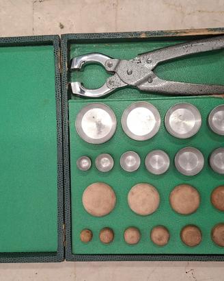 Vintage Punzonatrice da orologiaio completo 