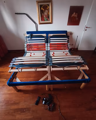 rete motorizzata elettrica singola o matrimoniale