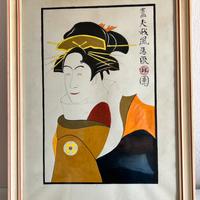 Antiquariato-Giappone disegno geisha ‘900