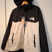Giubbetto The North Face bianco panna e nero