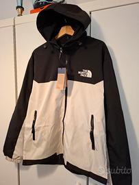 Giubbetto The North Face bianco panna e nero