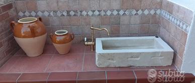 Lavabi fioriere vasi in pietra leccese