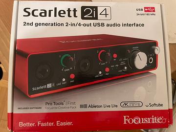 Scheda audio Focusrite Scarlett 2i4 - 2a Gen.