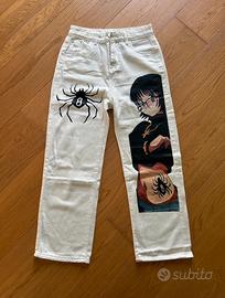 Jeans Bianchi Custom Anime Hunter x Hunter Shizuku