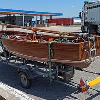 Barca Deriva Vela Dingotto con Carrello Stradale