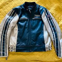 Giubbotto pelle Triumph con gillet Taglia L
