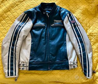 Giubbotto pelle Triumph con gillet Taglia L