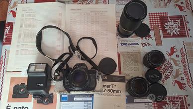 Contax 139 Quartz con  n. 4 obiettivi