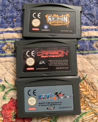 Gameboy advance 3 giochi