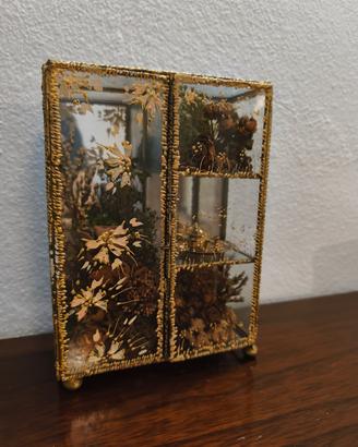 vetrinetta bacheca vintage (étagère) da tavolo