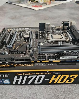 Kit Intel i7-6700 + Gigabyte H170 DDR4 + TPM 2.0