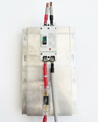 Magnetotermico Heschen PV DC MCCB 80A 2P fusibile